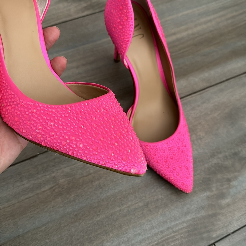 INC Kenjay pink heels size 7.5 - Picture 5 of 10